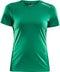 Craft Rush SS Tee - T-Shirt Kinderen - Lichtgewicht met mesh-inzetstukken - Groen