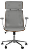 Bureaustoel met hoofdsteun Home ESPRIT Beige Ivoor
