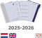 Kalpa 1011-19 A5 ringagenda Organizer Groente 1 week per 2 paginas 2025-2026