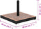 vidaXL - Parasolvoet - vierkant - 12 - kg - terracottakleurig