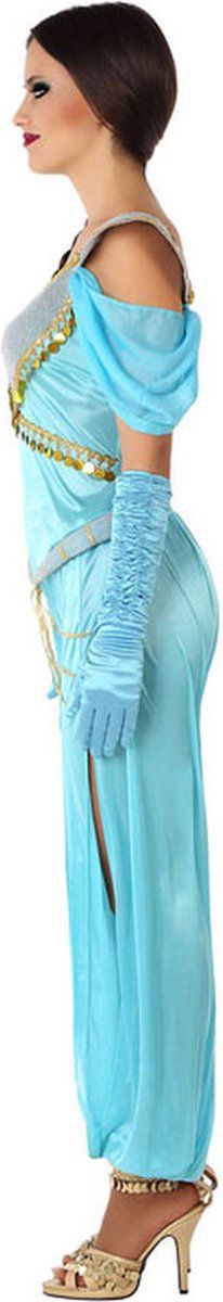 Kostuum Arabische Prinses Blauw - XXL