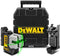 DeWALT DW089CG Zelfnivellerende multilijnlaser groen - 3 stralen