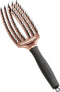 Olivia Garden Borstel Fingerbrush Iconic Boar & Nylon Bronze 1Stuks