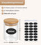 Five Stars® Voorraadpotten - Glazen Potjes Met Deksel - 280 ML - 10 Delige Set - BPA-vrij - Met Pen & Herschrijfbare Stickers (10 stuks)