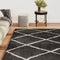 vidaXL - Vloerkleed - shaggy - hoogpolig - 160x230 - cm - crème- - en - antracietkleur