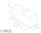 ELICA LANE MBL/A/72 - Inbouw afzuigkap - 650 m3/h - Zwart Mat