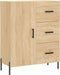 vidaXL - Dressoir - 69,5x34x90 - cm - bewerkt - hout - sonoma - eikenkleurig