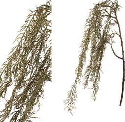 PTMD Leaves Plant Willaag Hangende Kunsttak - 15 x 76 x 96 cm - Groen