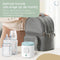Numsy Nutriwarm - Draagbare Flessenwarmer - 6 Adapters - Draadloos - 9000mAh batterij