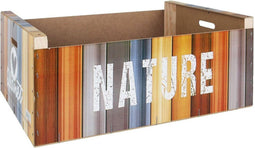 Opbergbak Confortime Nature Hout (58 x 39 x 21 cm)