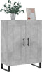 vidaXL - Dressoir - 69,5x34x90 - cm - bewerkt - hout - betongrijs