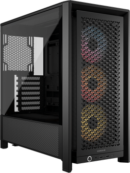 Corsair 4000D RS ARGB - ATX Tower - 3 ARGB PWM-fans - Zwart