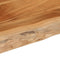 vidaXL - Tafelblad - rechthoekig - natuurlijke - rand - 90x40x3,8 - cm - acaciahout