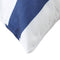 vidaXL - Sierkussens - 4 - st - gestreept - 50x50 - cm - stof - blauw - en - wit