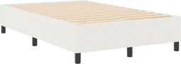 vidaXL - Boxspringbed - Crème - Klein - Dubbel - Corduroy - Stof