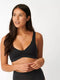 Sloggi Zero Feel Lace 2.0 - Bralette Dames - Licht voorgevormde cups - Zwart