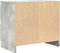 vidaXL - Tv-meubel - 60x35x54 - cm - bewerkt - hout - betongrijs