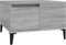 vidaXL - Salontafel - 55x55x36,5 - cm - bewerkt - hout - grijs - sonoma - eikenkleurig