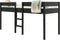 ToiToiKids Mick halfhoogslaper 90x200 - Mat Zwart