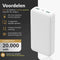 Surge Powerbank 20.000 mAh - Quick Charge 4.0 & PD - Snelladen tot 3 Apparaten Tegelijk - Wit