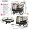 tectake WoofRider - Hondenfietskar 3-in-1 - Opvouwbaar 40kg - Beige