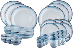 GENESIS Servies - Compleet 36 stuks - Voor 6 personen - Blauw