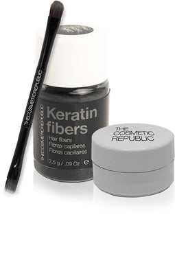 The Cosmetic Republic - Keratinevezels - Wenkbrauwverdikker - Donkerblond