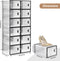 Woltu Schoenopbergboxen - Set van 18 - Stapelbaar - 35 x 25 x 19 cm (set van 18)
