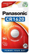Panasonic CR 1620 - Coin batterij - Lithium 3V 75mAh - 16mm x 16mm x 2mm