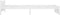 vidaXL - Bedframe - massief - hout - wit - 100x200 - cm