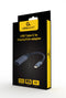 Cablexpert A-USB3C-DPF-01 - Adapter USB C naar DisplayPort - 15cm - Grijs Zwart