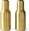Menu - Bottle Grinder - Peper- en zoutmolen - Brushed Brass (Messing) - Set van 2