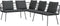 vidaXL - L-vormige - Sofa - Zwart - 231x173x78 - cm - Poly - Rattan