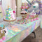 Partizzle - Plastic Wegwerp Tafelkleed - 2x Holografisch Design - Unicorn Zeemeermin