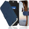 Accezz Hoesje Geschikt voor iPhone 14 Pro Hoesje Met Pasjeshouder - Accezz Xtreme Wallet Bookcase - Donkerblauw