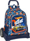 Schoolrugzak met Wielen Hot Wheels Speed club Oranje (32 x 42 x 14 cm)