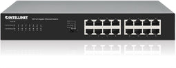 Intellinet Network Solutions 561815 - Gigabit Ethernet Switch 16x 1Gbps - Unmanaged - 32Gbps