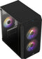 Aerocool CS-107 - ATX Mini-Toren - 3x 120mm FRGB fans - Zwart