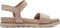 Tamaris COMFORT Essentials - Dames Sandalen - Klittenbandsluiting Comfort Fit - Beige Nubuk - Maat 38