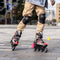 Nijdam Red Raider - 2-in-1 Combo Skeelers - Verstelbaar Maat 33-36 - Zwart/Rood