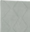 vidaXL - Hoofdbord - Diamant - Blokken - Ontwerp - Licht - Grijs - 80 - cm - Velvet