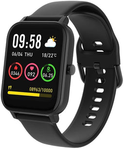 Forever ForeVigo SW-320 - Smartwatch - Bloeddruk Hartslagsensor Slaapmonitor - Zwart