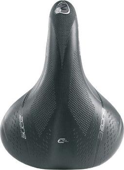 Selle Bassano Volare XXL - Fietszadel - 3zone ELM - zwart
