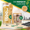 GREEN BEE - Set van 6 grote voorraadpotten - Luchtdicht en vaatwasserbestendig - 2x1500ml + 4x650ml (set van 6)