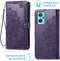 iMoshion Hoesje Geschikt voor Oppo A76 (4G) Hoesje Met Pasjeshouder - iMoshion Mandala Bookcase - Paars