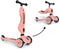 Scoot and Ride Highwaykick 1 - Loopfiets en step - Kantelbeveiliging - Peach