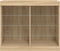 vidaXL - Dressoir - met - LED-verlichting - 81x37x67 - cm - sonoma - eikenkleurig