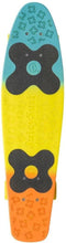 Choke Skateboard - blauw/geel/oranje