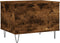 vidaXL - Salontafel - 60x44,5x45 - cm - bewerkt - hout - gerookt - eikenkleurig