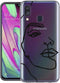 iMoshion Hoesje Geschikt voor Samsung Galaxy A40 Hoesje Siliconen - iMoshion Design hoesje - Transparant / Zwart / Line Art Woman Black
